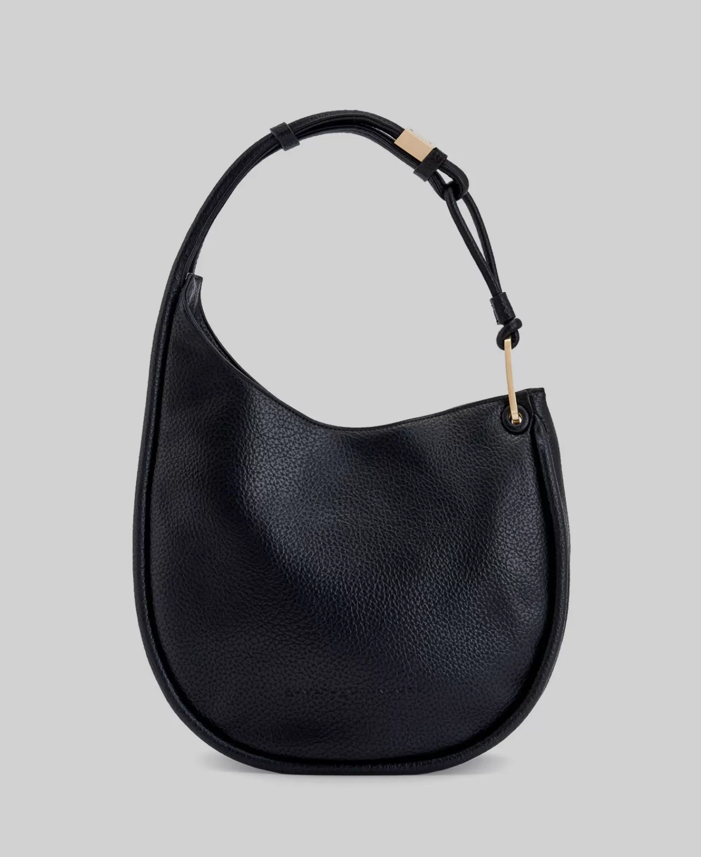 Adolfo Dominguez Bolsos>Bolso Hobo Asimetrico Negro