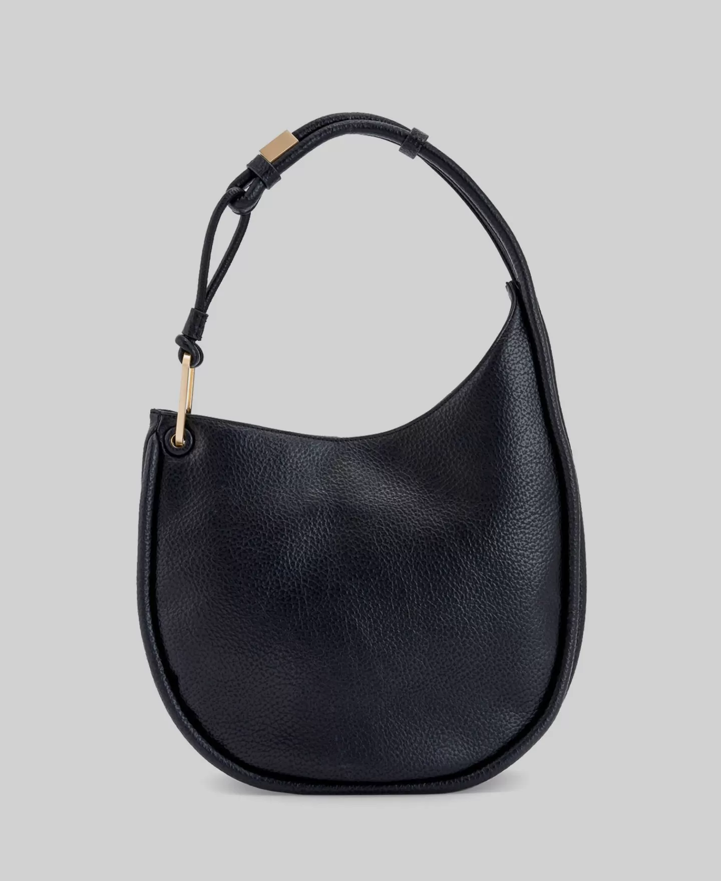 Adolfo Dominguez Bolsos>Bolso Hobo Asimetrico Negro