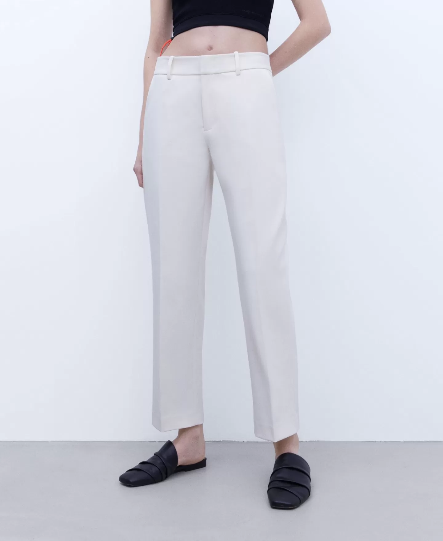 Adolfo Dominguez Pantalones>Pantalon Corte Recto Beige