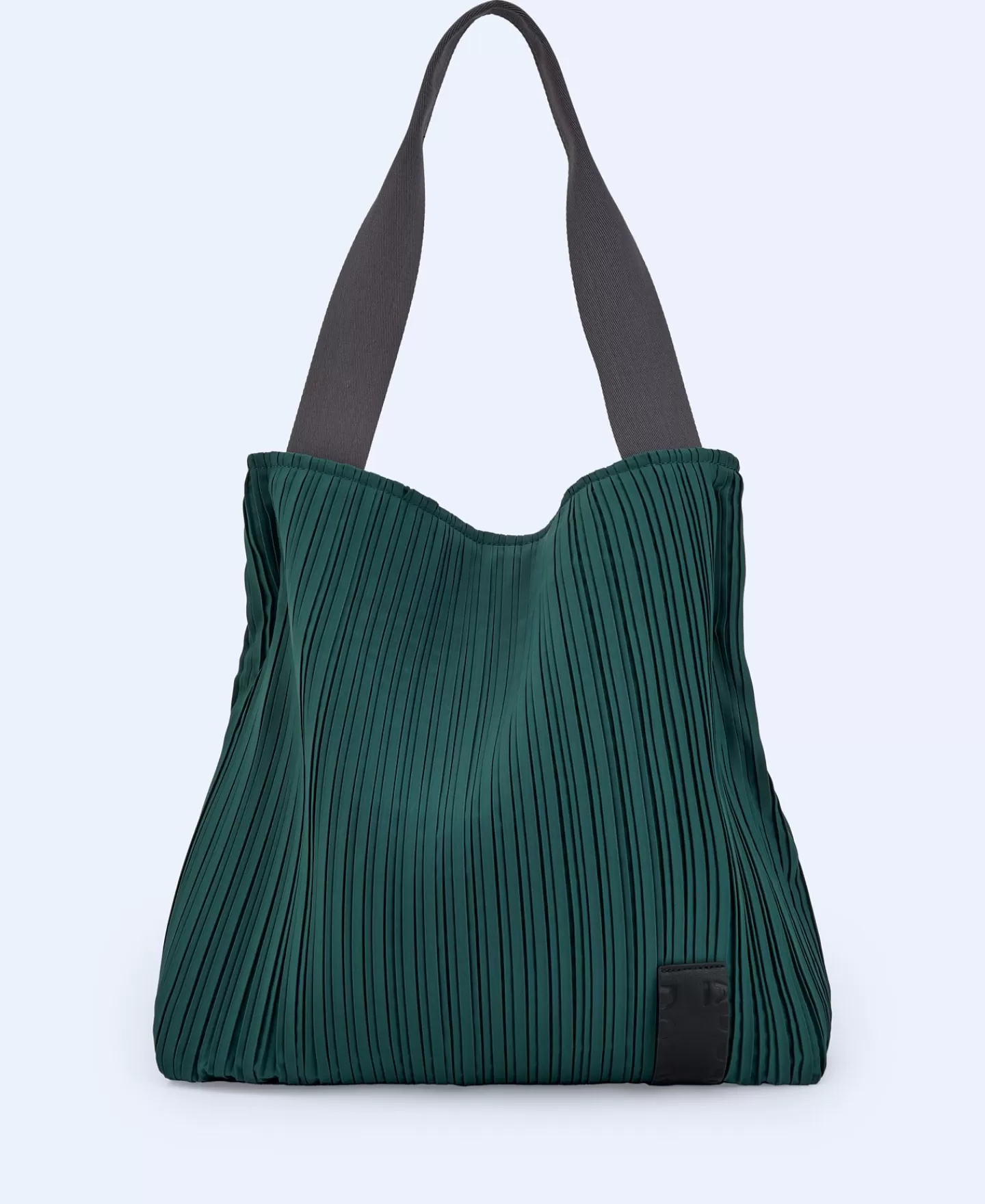 Adolfo Dominguez Bolsos>Shopper Vertical En Crinkle Reciclado Verde