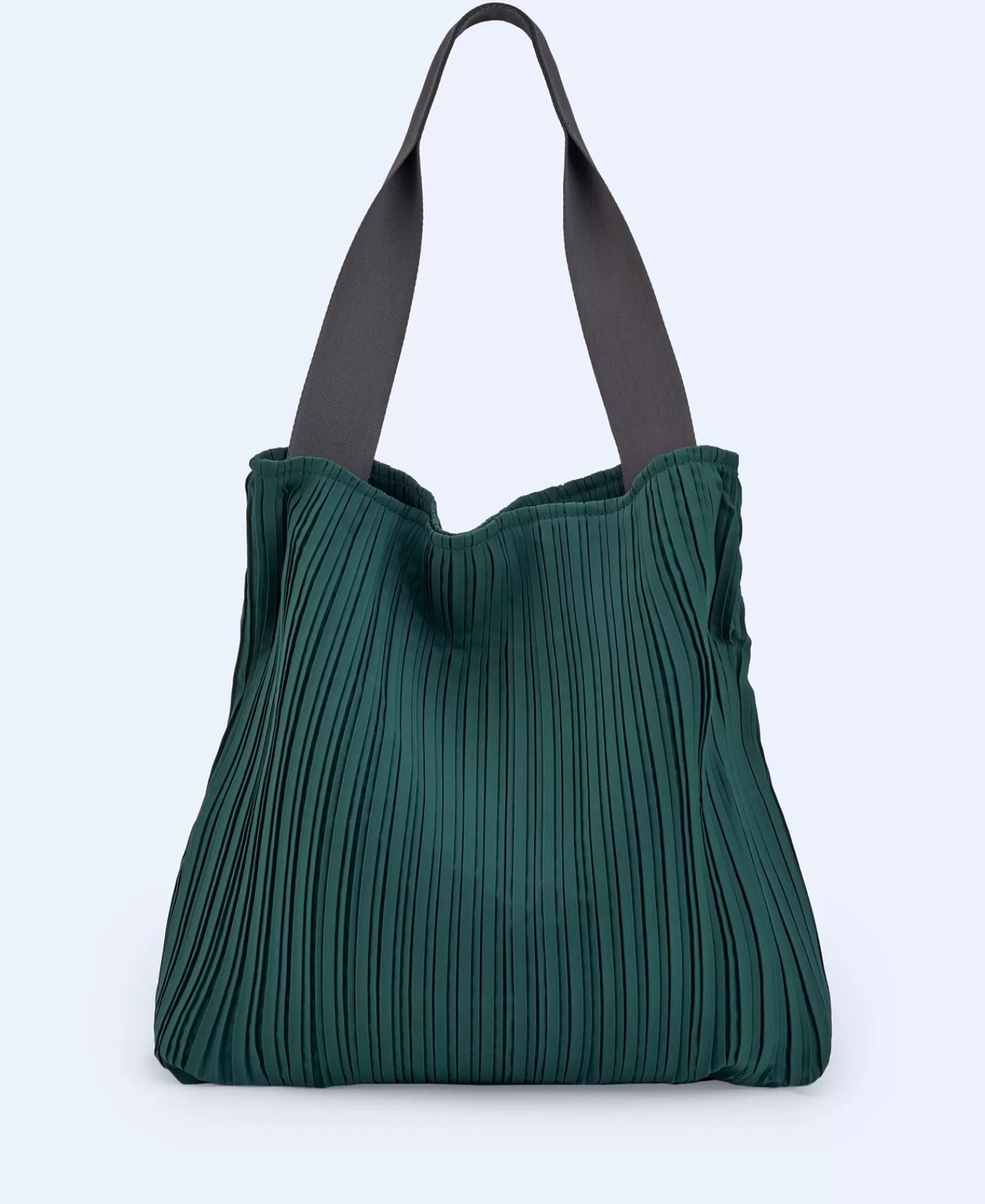 Adolfo Dominguez Bolsos>Shopper Vertical En Crinkle Reciclado Verde